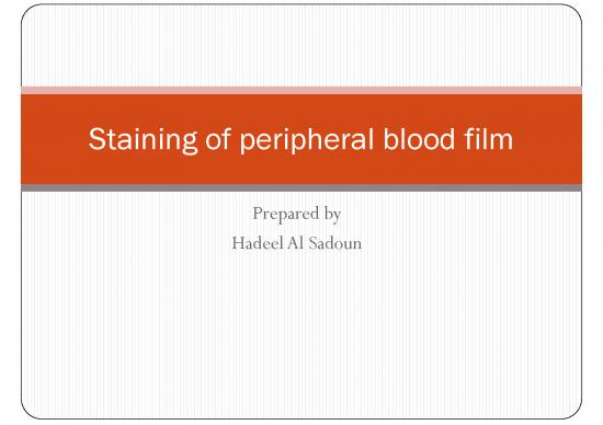 picture1_Color Therapy Pdf 92122 | 60502 Staining Of Peripheral Blood Film