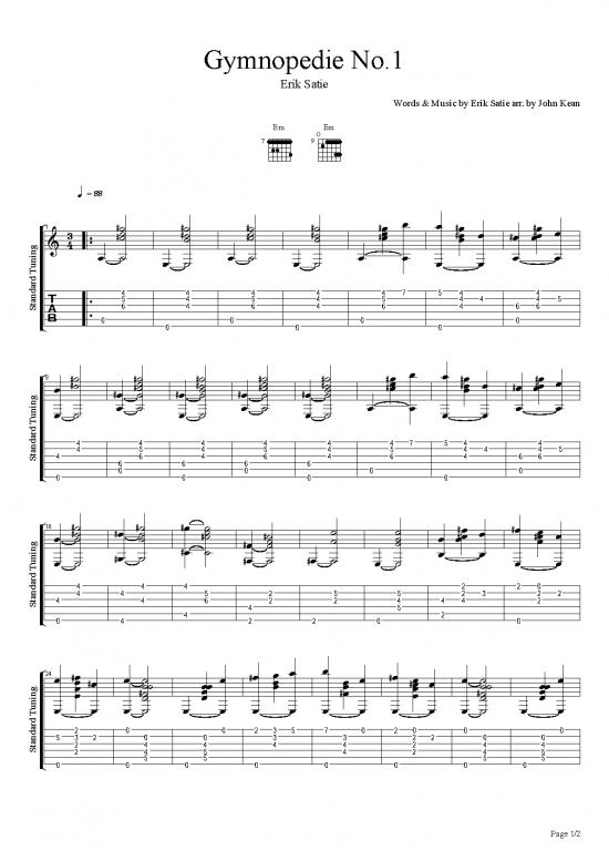 picture_8458068 Pdf Satie Erik Gymnopedie N 1