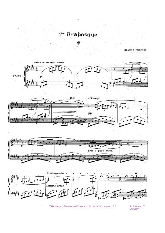 picture_Piano Pdf 94229 | Arabesque 1