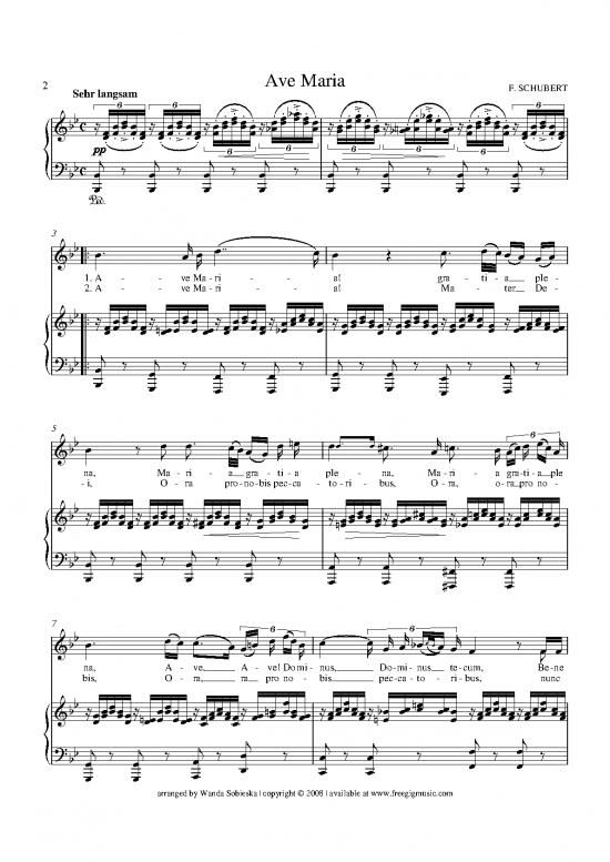 picture Ave Maria Schubert Pdf 92356 | Ave Maria Schub