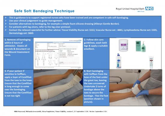picture_Bandaging Pdf 92420 | Bandaging Flowchart