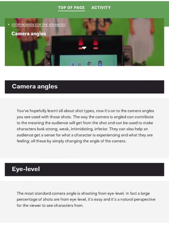 picture_Camera Angles &brvbar; Acmi