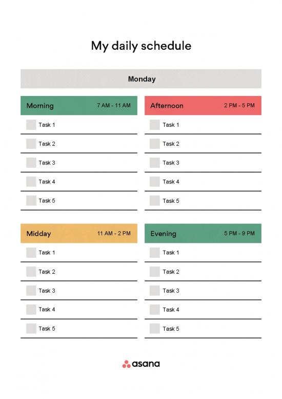 picture_Schedule Pdf 94462 | Daily Schedule Template