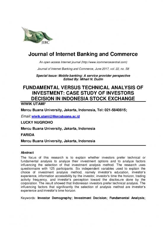 picture1_Journal Pdf 92035 | Fundamental Versus Technical Analysis Of Investment Case Study Of Investors Decision In Indonesia Stock Exchange