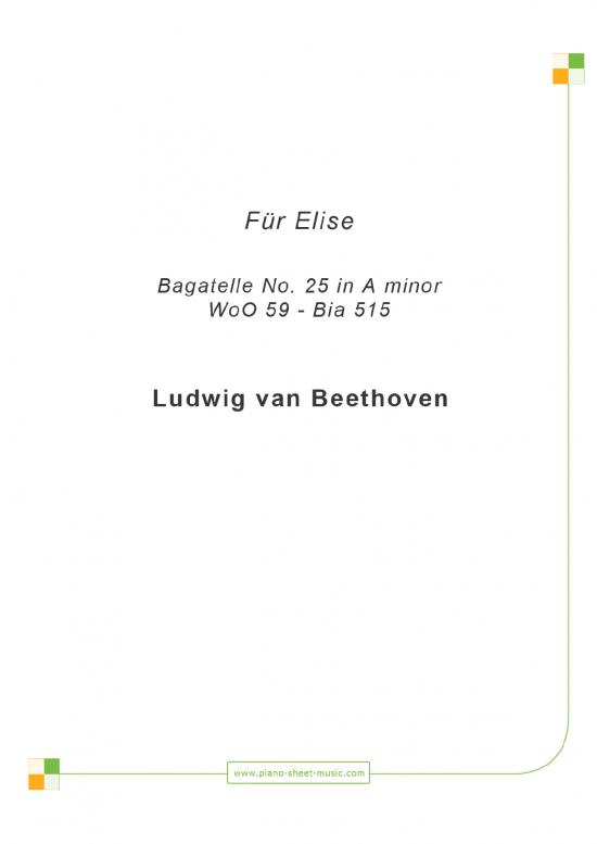 picture1_Fur Elise Pdf 92197 | Fur Elise