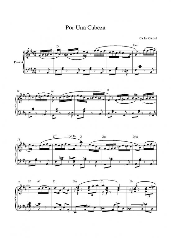 picture Piano Pdf 93080 | Gardel Porpno 1