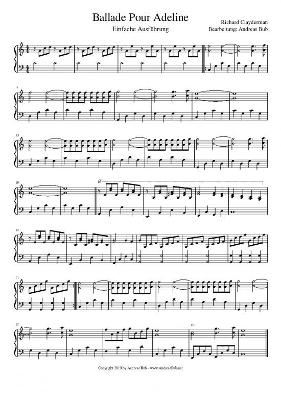 picture1_Ballade Pour Adeline Pdf 93629 | Hallelujah
