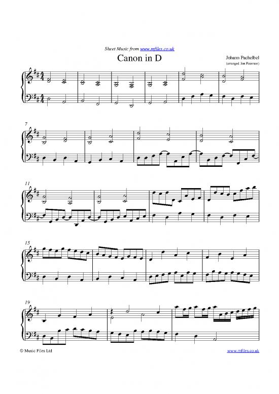 picture1_Music Therapy Pdf 92203 | Pachelbels Canon Arranged