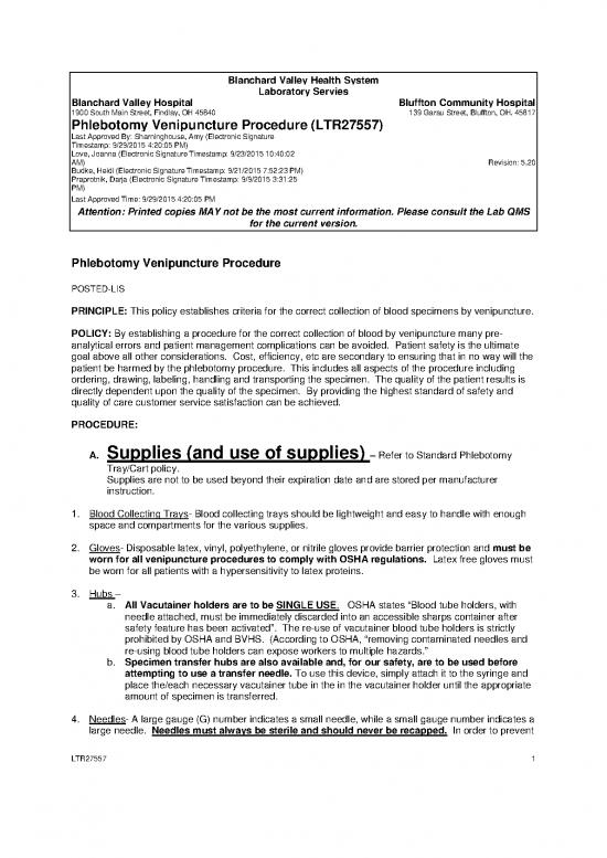 picture1_Therapeutic Community Pdf 91796 | Phlebotomy Venipuncture Procedure