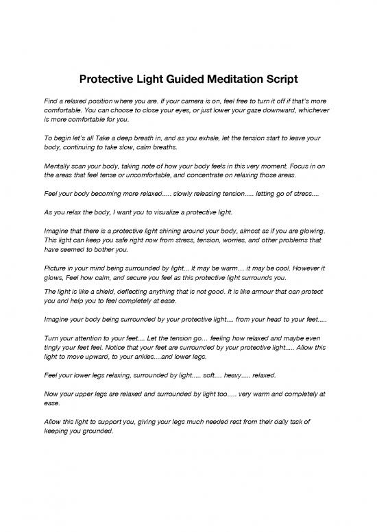 picture1_Protective Light Guided Meditation Script