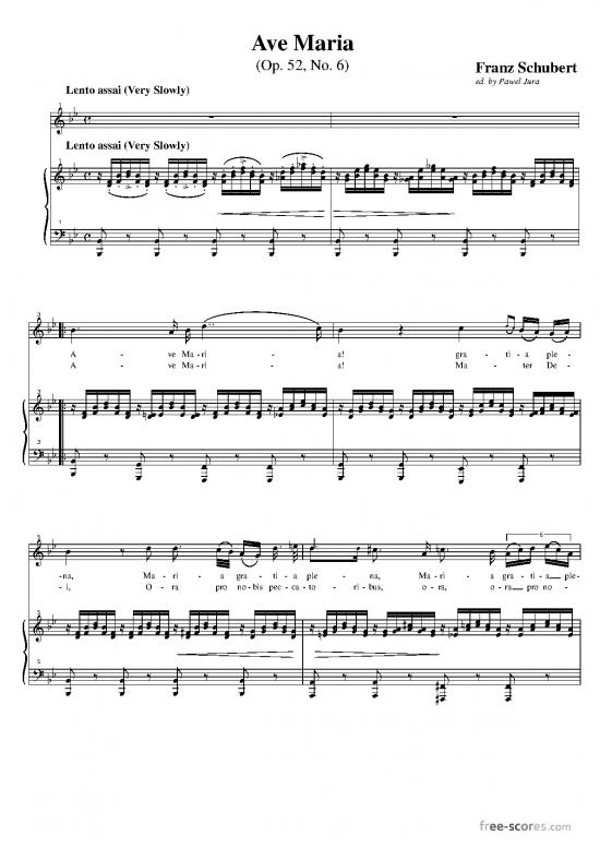 picture Ave Maria Schubert Pdf 91942 | Schubert Franz Peter Ave Maria Latin 3214