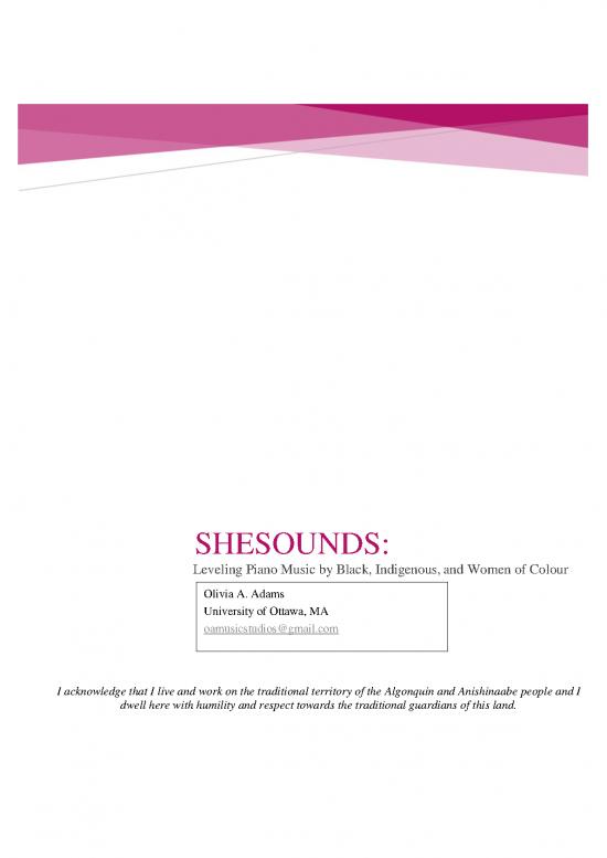 picture Piano Pdf 93837 | She Sounds Leveling Piano Music By Black Indigenous And Women Of Colour Adams