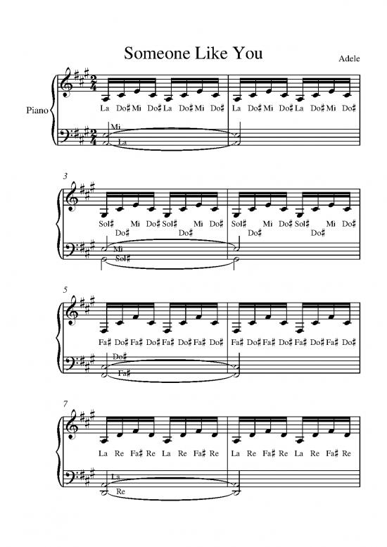picture_Piano Pdf 93898 | Someone Like You Adele Ballad Piano Level 4