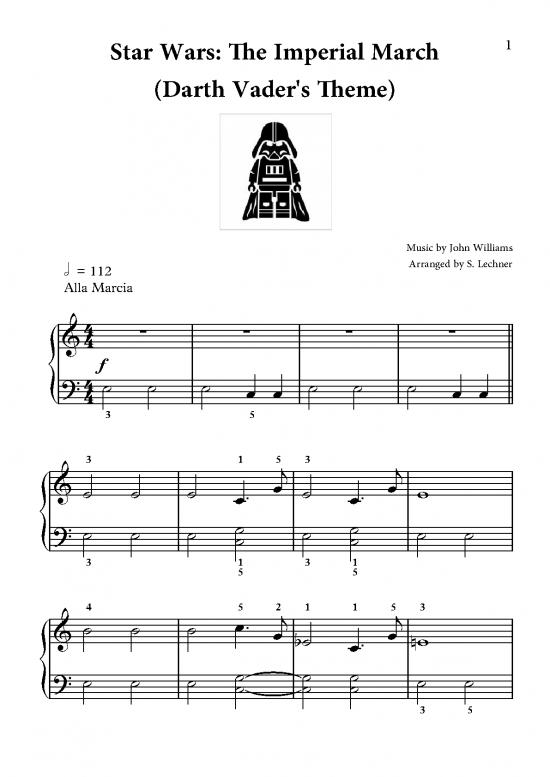 picture1_Music Therapy Pdf 91853 | Star Wars Imperial March Big Note Easy Piano In E Minor