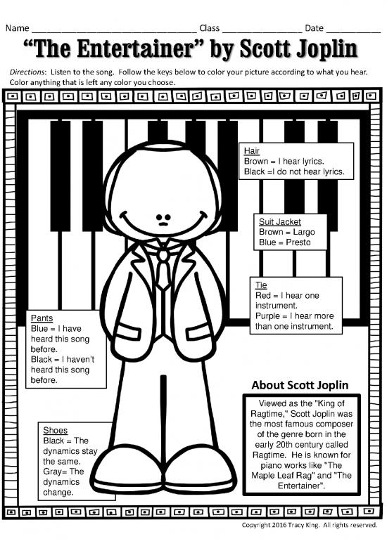 picture Piano Pdf 93647 | The Entertainer 2