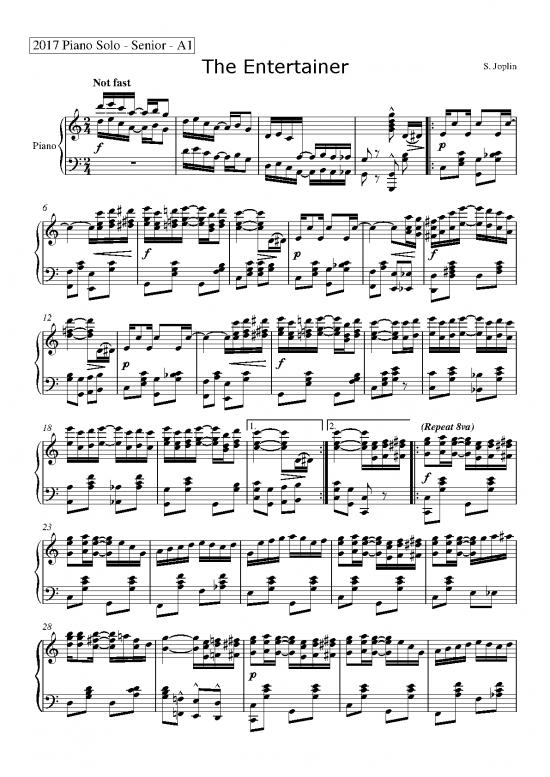picture Piano Pdf 93897 | The Entertainer   Com2017