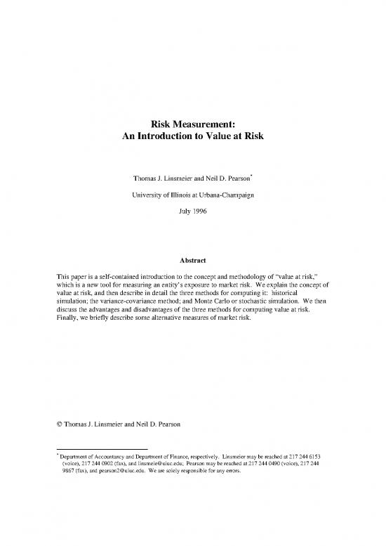 picture Risk Measurement Methods Pdf 91920 | Valueatrisk