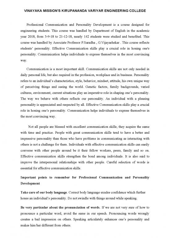 picture Personality Pdf 96766 | 02 Vmkvec   Professional Communication And Personality Development From 3 9 18 To 21 12 18