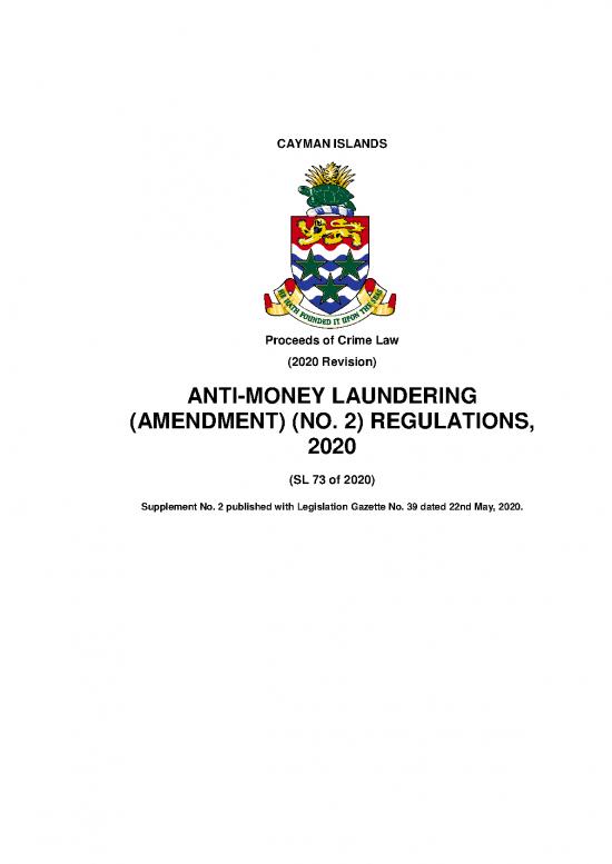 picture_Money Laundering Regulations 2020 Pdf 95124 | 1590507134anti Moneylaunderingamendmentn2regulations2020 1590507134 Pdf