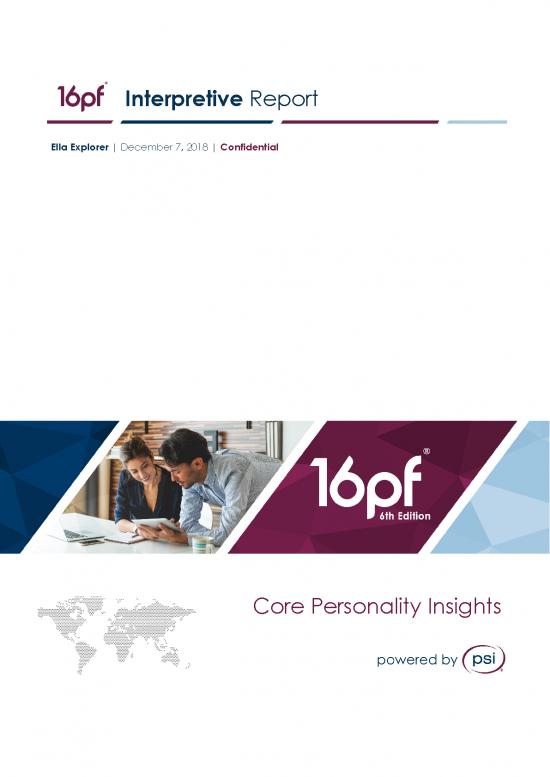 picture_Personality Pdf 96795 | 16pf 6th Edition Interpretive Report Ella Sample