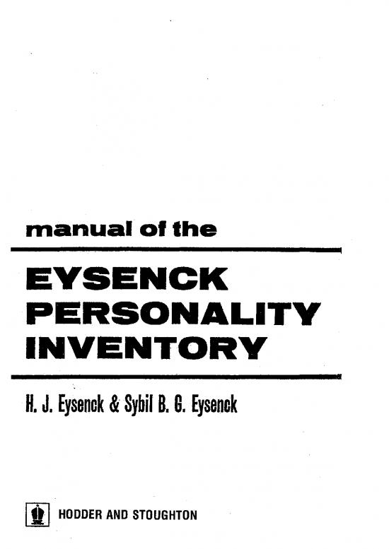 picture_Personality Pdf 95986 | 1964 Eysenck Manual