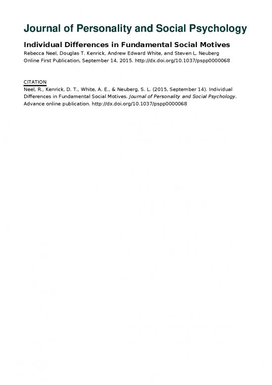 picture Personality Pdf 96532 | 2015 42189 001 Neel Et Al  Jpsp