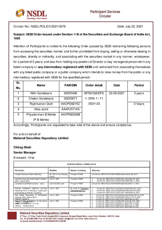 picture_Sebi Act Pdf 94956 | 202107295454circular N Nsdl Policy 2021 0076  Sebi Order Issued Under Section 11b Of The Sebi Act, 1992