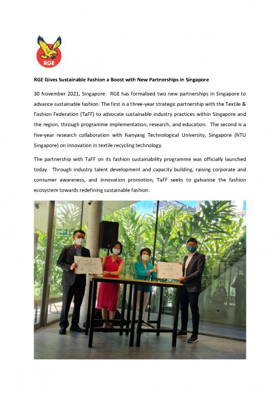 picture Fashion Pdf 95698 | 20211130 Rge Gives Sustainable Fashion A Boost With New Partnerships In Singapore