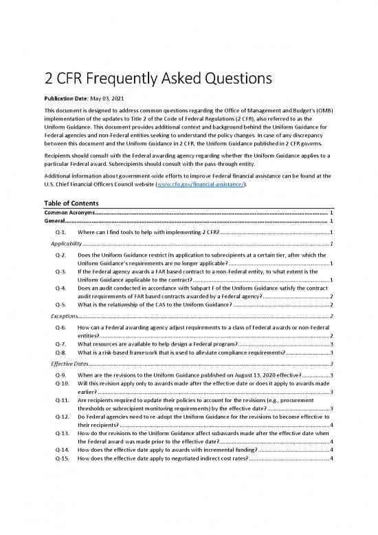 picture Code Of Federal Regulations Pdf 95116 | 2cfr Frequentlyaskedquestions 2021050321