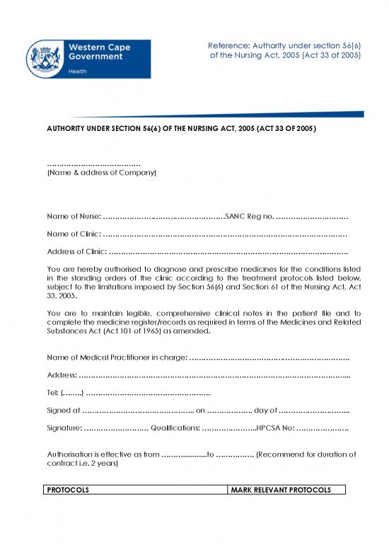 picture1_Act Therapy Pdf 95773 | 3 Section 566 Authorisation Of Nurse