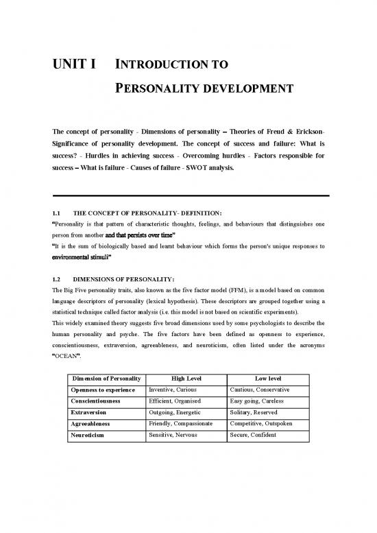 picture Personality Pdf 96329 | 5 1a4f30d1e0 Unit I(notes 1, Humanities Elective Pd)