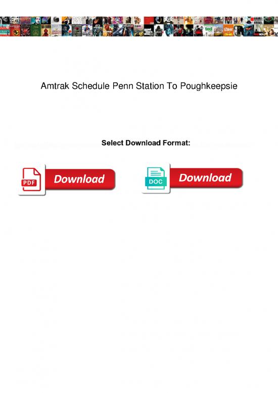 picture1_Schedule Pdf 94528 | Amtrak Schedule Penn Station To Poughkeepsie