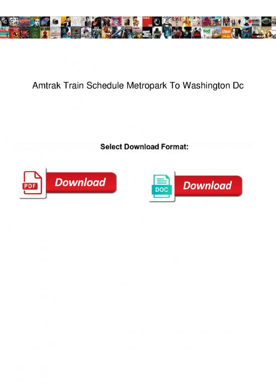 picture1_Schedule Pdf 94503 | Amtrak Train Schedule Metropark To Washington Dc