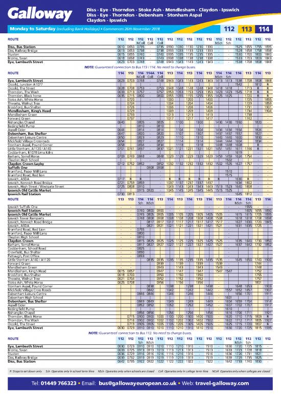 picture_Bus 113 114 Timetables
