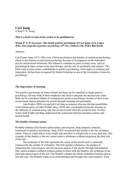 picture_Psychological Types Pdf 96953 | Carl Jung Encyclopedia Of Positive Psychology 2nd Ed Draft