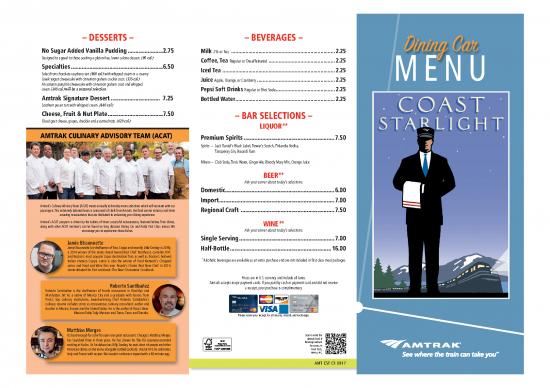 picture1_Diet Therapy Pdf 94647 | Coast Starlight Dining Car Menu 0917