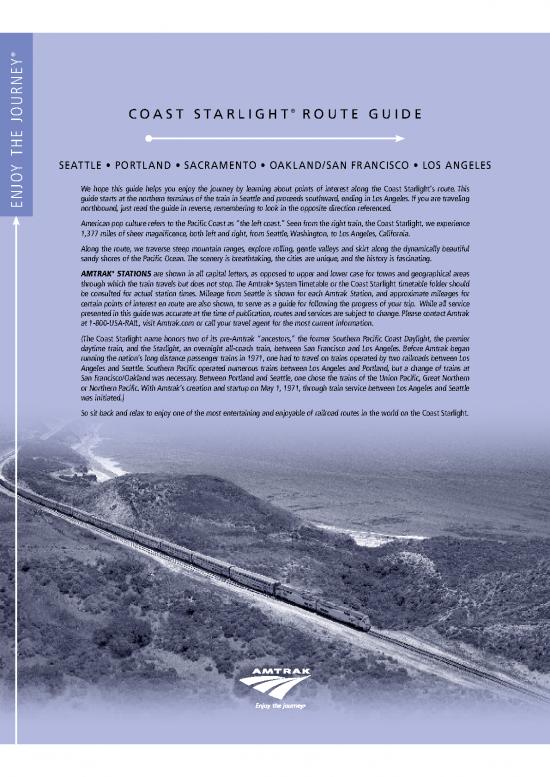 picture_Learning Pdf 94629 | Coast Starlight Route Guide