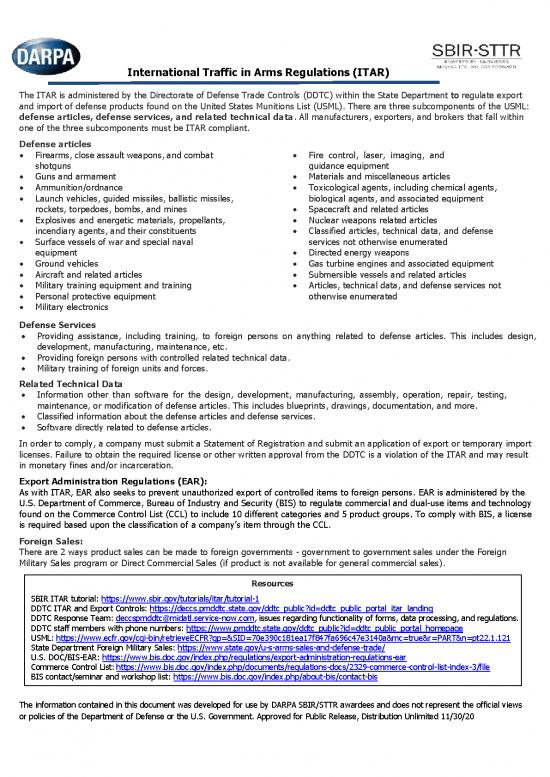 picture_Itar Regulations Pdf 95143 | Darpa Tcsp Info Sheet Itar 041922