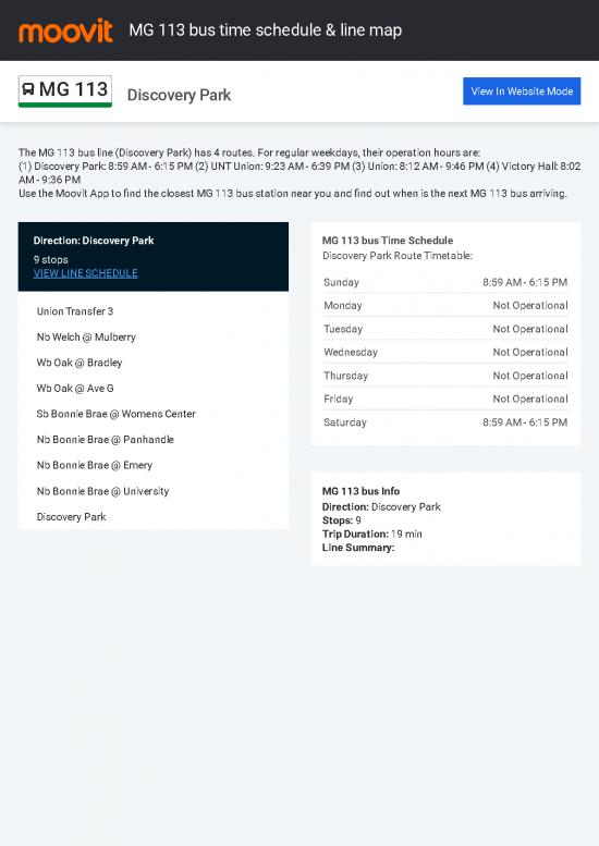 picture Schedule Pdf 94561 | Denton County Transportation Authority Union