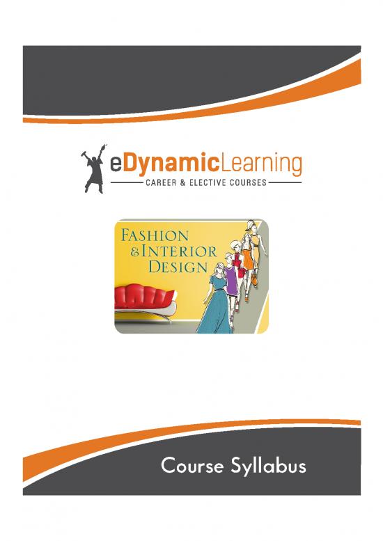 picture Fashion Pdf 95652 | Edl033 Syllabus Fashion And Interior Design