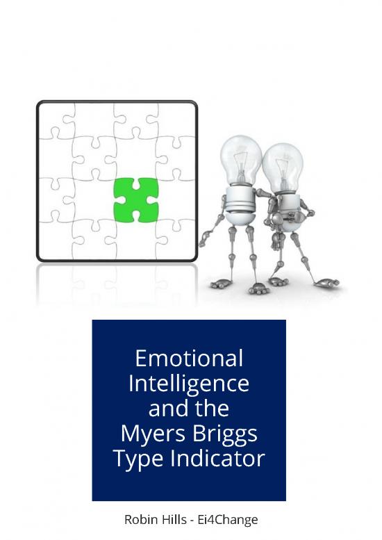picture1_Personality Pdf 96184 | Emotional Intelligence And The Mbti