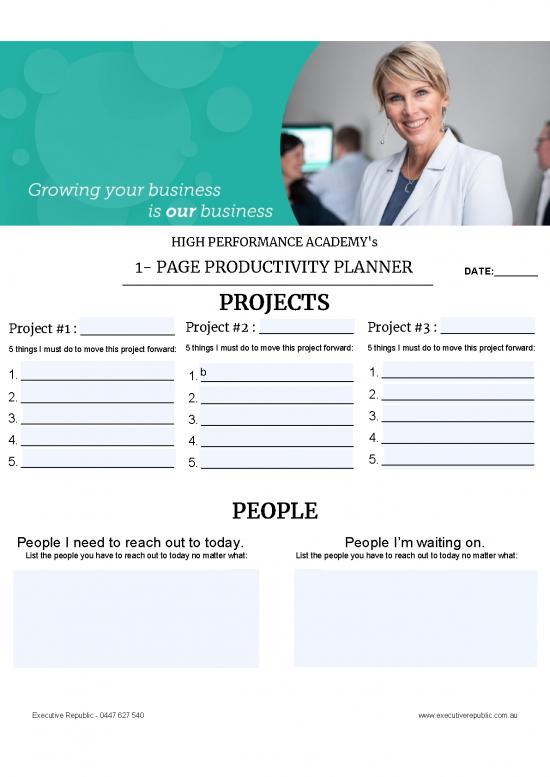 picture Time Block Planner Pdf 94777 | Er Productivity Planner