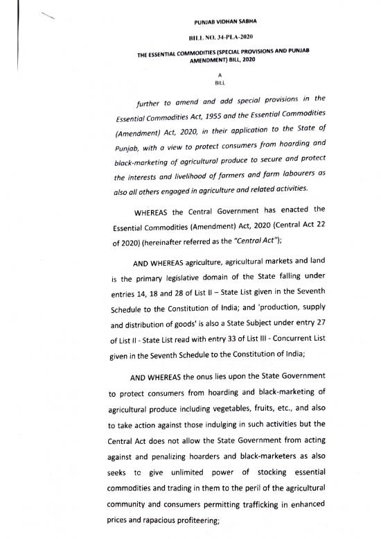 picture_Essential Commodities Act Amendment 2020 Pdf 95017 | Essential Commodities Pb Amendment