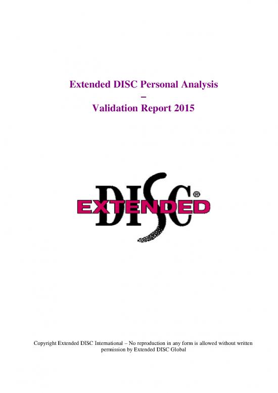 picture_Group Therapy Pdf 96003 | Faneblad 1 Extended Disc Validation Report 2015