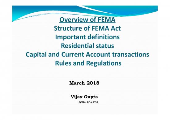 picture1_Fema Act Pdf 94842 | Fema Overview Vijay Gupta 23 March 2018