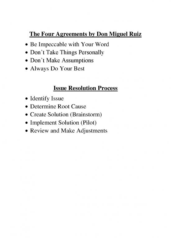 picture The Four Agreements Don Miguel Ruiz Pdf 96906 | Fix The System Handout