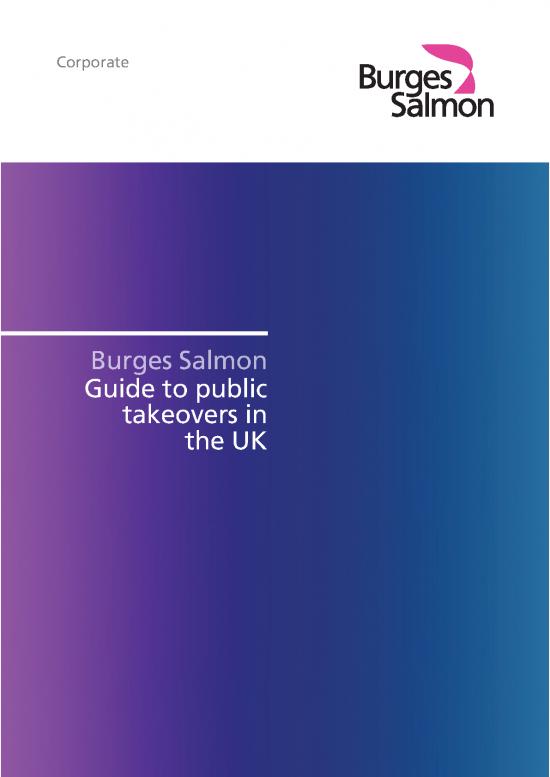 picture_Takeover Code Pdf 95102 | Guide To Public Takeovers In The Uk