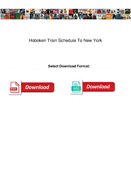 picture1_Schedule Pdf 94582 | Hoboken Train Schedule To New York