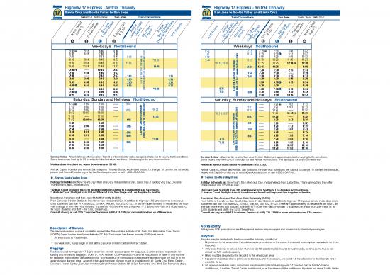 picture_Hwy 17 Exp Schedule