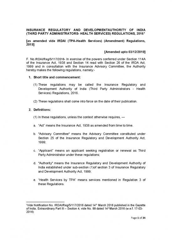 picture1_Act Therapy Pdf 95285 | Irdai Tpa Consolidated Reg May 2020